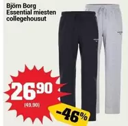 Essential miesten collegehousut