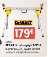 Dewalt - Jiirisahauspöytä DE7033