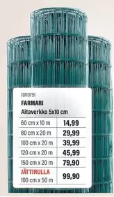Aitaverkko 5x10 cm
