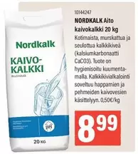 NORDKALK Aito kaivokalkki 20 kg
