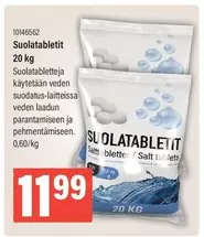 10146562 Suolatabletit 20 kg
