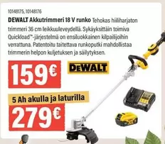 Dewalt - Akkutrimmeri 18 V runko