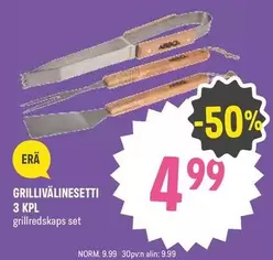GRILLIVÄLINESETTI 3 KPL