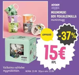 MUUMIMUKI 8OV POHJALEIMAILLA muminmugg