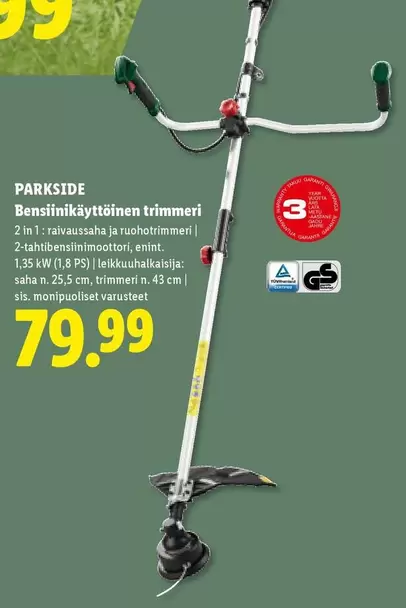 2 in 1 -rakennus- ja ruohotrimmeri