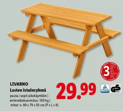 Lasten istuinryhmä