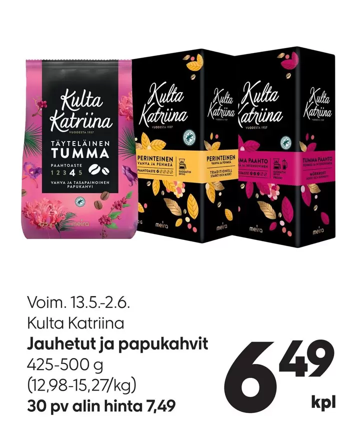 Jauhetut ja papukahvit