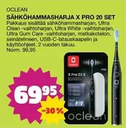 SÄHKÖHAMMASHARJA X PRO 20 SET