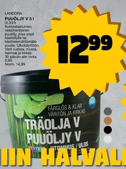 TRÄOLJA V PUUÖLJY V