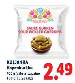 SAURE GURKEN SOUR PICKLED GHERKINS