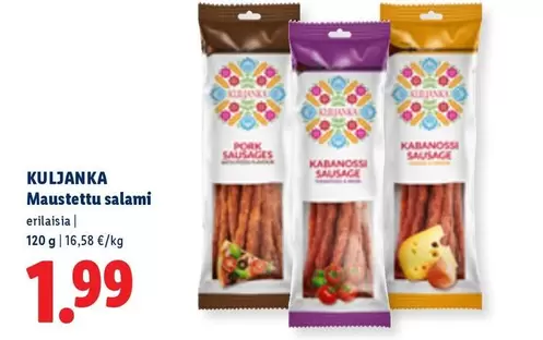 Maustettu salami