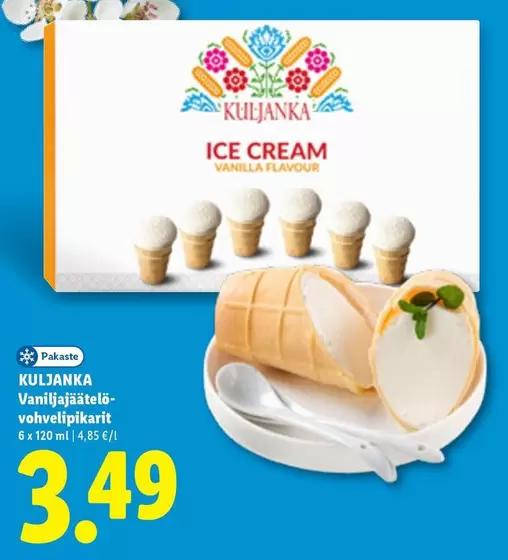 ICE CREAM Vanilla Flavour