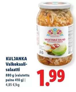 Valkokaali-salaatti