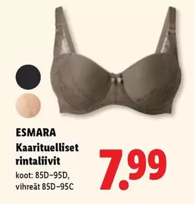 Kaarituelliset rintaliivit