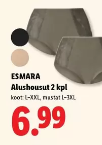 Alushousut 2 kpl