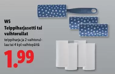 Teippiharjasetti tai vaihtorullat