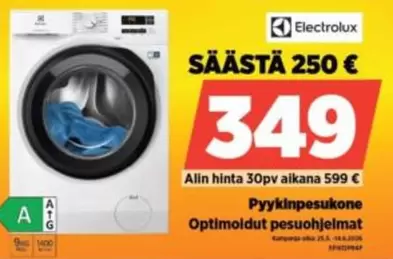 Pyynkinpesukone Optimoidut pesuohjelmat