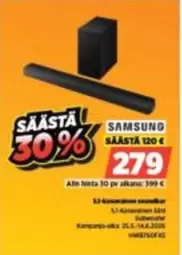 Soundbar & Subwoofer