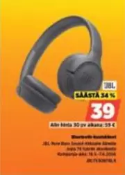 JBL -  Pure Bass Sound -kuulokkeet
