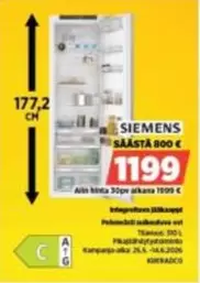 Siemens - Jääkaappi