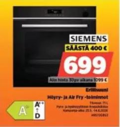 Siemens - Uuni