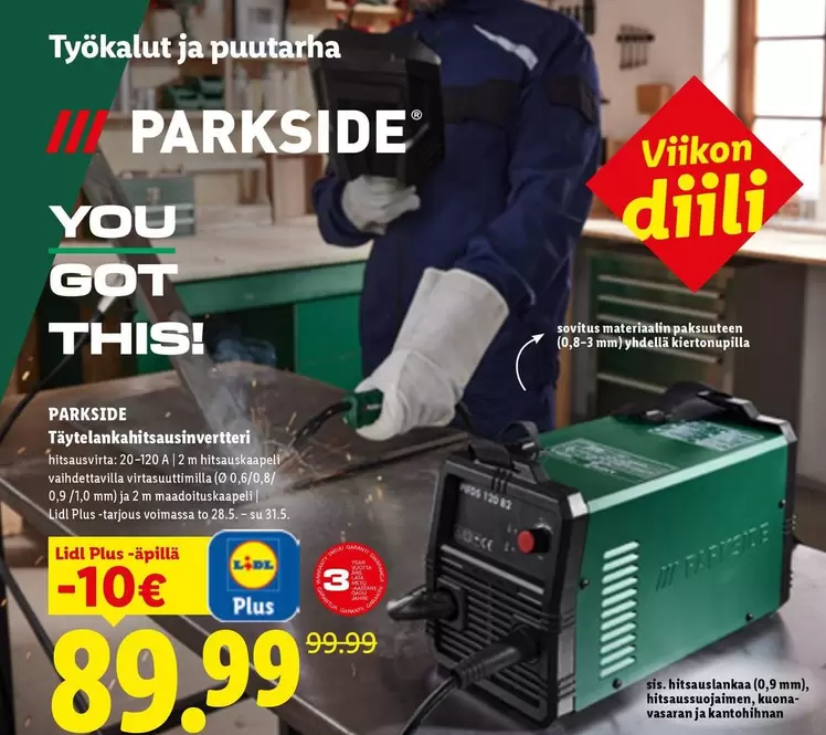 Työkaluhitsausinvertteri