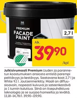 PREMIUM FACADE PAINT