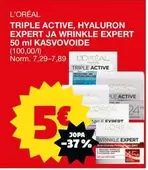 TRIPLE ACTIVE, HYALURON EXPERT JA WRINKLE EXPERT
