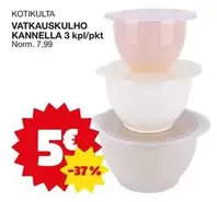VATKAUSKULHO KANNELLA 3 kpl/pkt