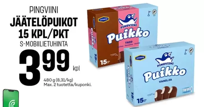 JÄÄTELÖPUUIKOT