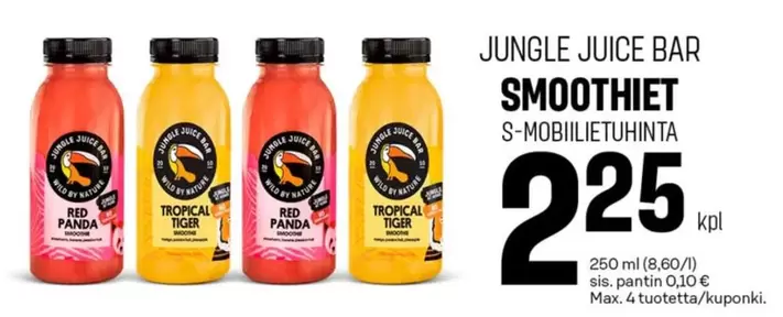JUNGLE JUICE BAR SMOOTHIES