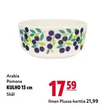 KULHO 13 cm Skål