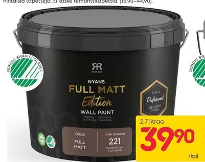Nordic - NYANS FULL MATT Edition WALL PAINT