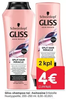 Gliss Split Hair Miracle Sealing Shampoo / Sealing Conditioner