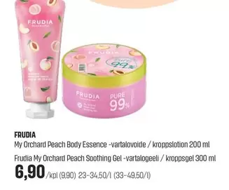My Orchard Peach Body Essence -vartalovoide / kroppslotion 200 ml, My Orchard Peach Soothing Gel -vartalogeeli / kroppsgeel 300 ml