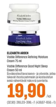 Visible Difference Refining Moisture Cream 75 ml / Visible Difference Good Night Sleep Cream 50 ml