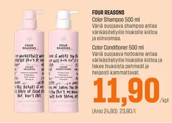 Color Shampoo 500 ml & Color Conditioner 500 ml