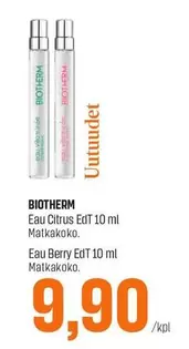 Eau Citrus EdT 10 ml, Eau Berry EdT 10 ml