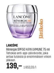 Rénergie SPF50 H.P.N UVMUNE Cream