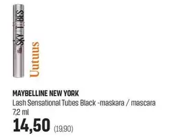 Lash Sensational Tubes Black -maskara / mascara