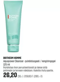 Aquapower Cleanser -puhdistusgeeli / rengöringsgel