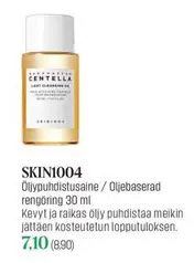 SKIN1004 
Öljypuhdistusaine / Oljebaserad rengöring
