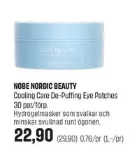 Nordic - Cooling Care De-Puffing Eye Patches