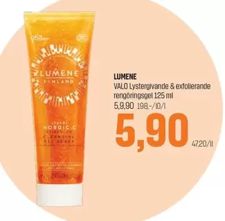 Nordic - VALO Lysterigivande & exfolierande rengörings-gel