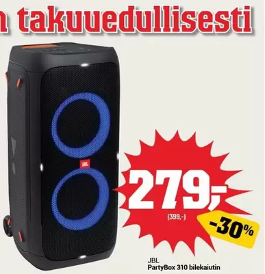 JBL - PartyBox 310 bilekaiutin