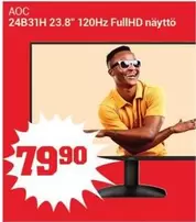 24B31H 23.8" 120Hz FullHD näyttö