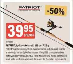 Jig-It avokelasetti 198 cm 7-28 g