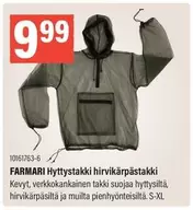 Hyttystakki hirvikäpätakki 10161763-6