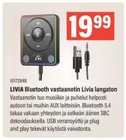 LIVIA Bluetooth vastaanotin LIVIA langaton 10172848