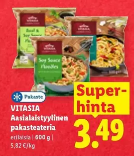 Aasialaistyylinen pakasteateria